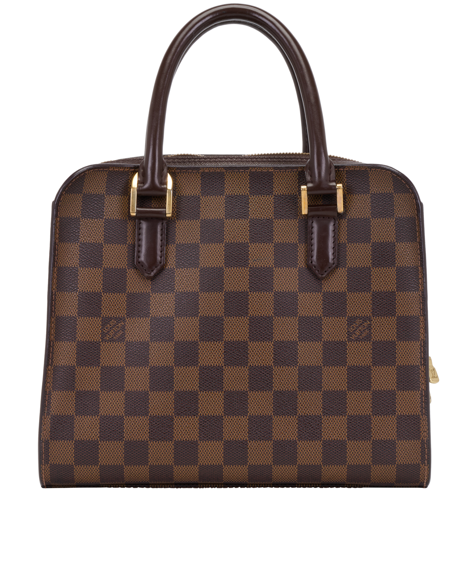 Triana, &pound;595, Handbags, Brown, Canvas, Back view